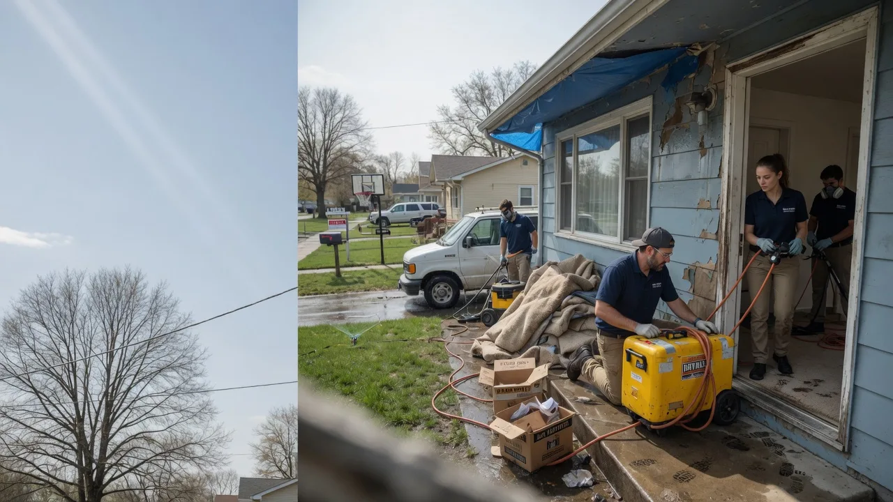 Basement Flood Cleanup in Cowgill, MO near me